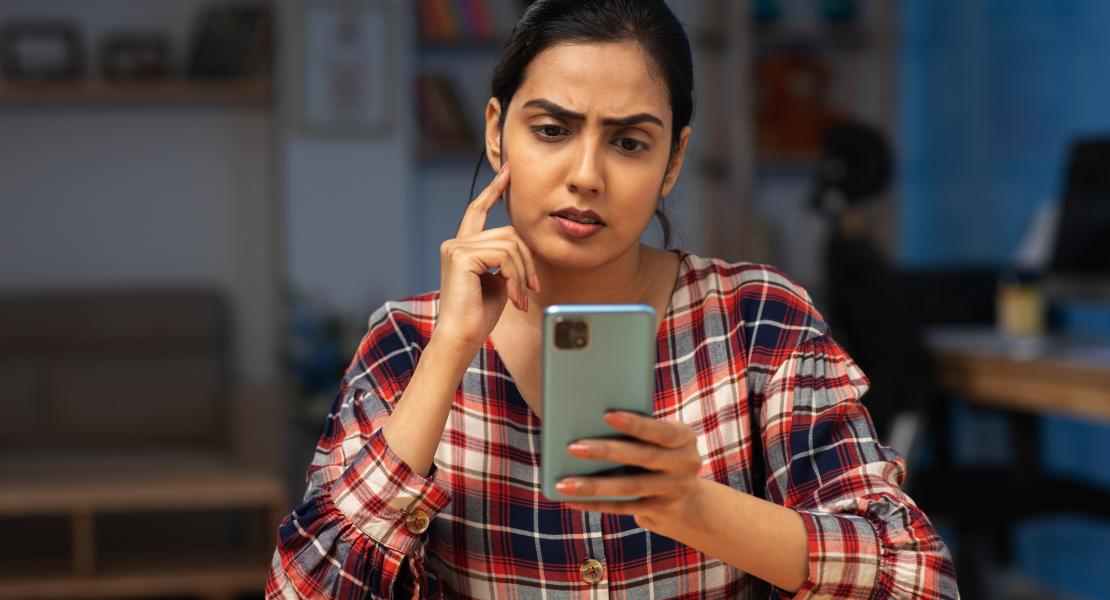 woman on phone 